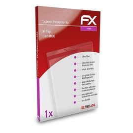 atFoliX Glasfolie kompatibel mit X-Tigi Lion7000 Panzerfolie, 9H Hybrid-Glass FX Schutzpanzer Folie