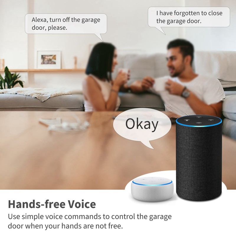 Intelligent WIFI Garage Door Switch Wireless Voice APP Remote Control