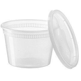 Home Deli Food Storage Containers with Lid (30, 24 Ounce)