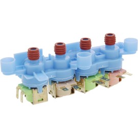 ClimaTek Upgraded Washer Water Inlet Solenoid Valve fits GE WH13X26637 WH13X24058, 4546358, AP6282070 PS12171559