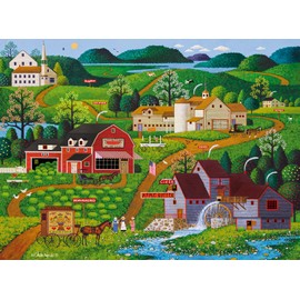 Buffalo Games - Silver Select - Charles Wysocki - Burma Road - 1000 Piece Jigsaw Puzzle for Adults Challenging Puzzle Perfect for Game Nights - Finished Size is 26.75 x 19.75