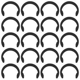 20 Pcs Retaining Clip Rings Compatible with Cricut Maker, Keep Rubber in Place with Retaining Rings, Keep Rubber Roller Replacement Retention Clamp Wheel Ring from Moving Parts Accessories Tools