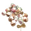 Ukrainisches Kunsthandwerk® 21 Easter Eggs for Hanging / Foil Covered