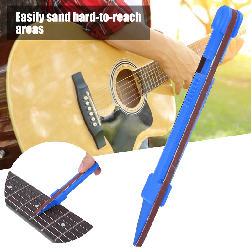 Sanding Stick Guitar Fret Crowning File Pen Detailer Finishing for