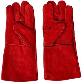 Silverline 282389 Welders Gauntlets,Red,330 mm