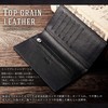 Phlox Long Wallet, Genuine Leather, Men's, Women's, Brand, Thin, Carbon,