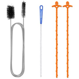 LANZHANFEI 4PCS Drain Unblocker,Sink Unblocker, Multifunctional Plumbing Tools,Toilet Unblocker for Bathroom Toilet Kitchen Plug Hole,Reusable Drain Rods