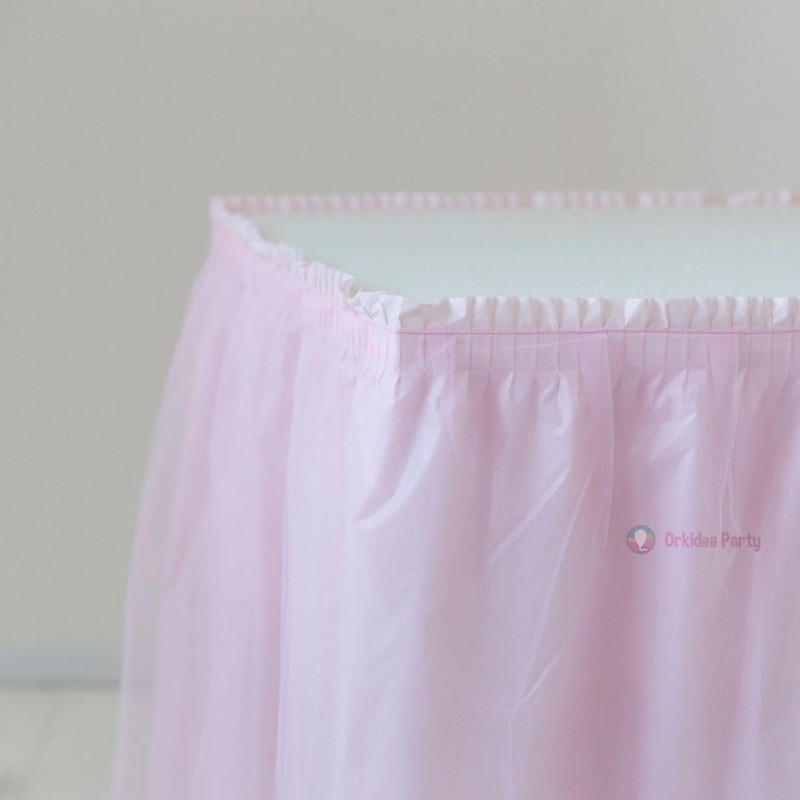 ORKIDEA Table Skirt with Tulle - Made in Italy -