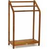 The Original Sula Versatile Teak Towel Rack - A. Towel