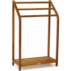 The Original Sula Versatile Teak Towel Rack - A. Towel Rack