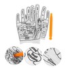 VICASKY Reflexology Gloves with Massage Stick Hand Acupoint Tools for