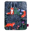 Fox Forest 11" x 8.5" Zip Up Book Protector Gift