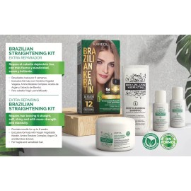 Kareol Alisado Brasileño · Para Cabello Fragil  + Kit Post