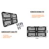 License Plate Holder 240 x 130 Light Motorcycle License Plate