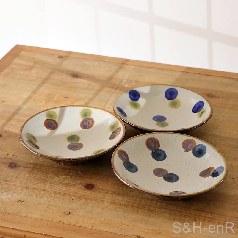 Yachimun 7 Inch Plate, Dotted Candy x Augusuya | Stylish