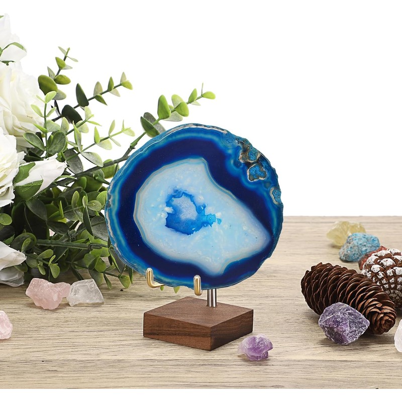 Rurumi 万能 ディスプレイスタンド 2個セット 木製台座 展示 イーゼル スタンド トレカ 原石