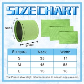 Cooling Collar for Dogs, Cooling Neckerchief Dog, Breathable Dog Neckerchiefs, Cooling Heat Dissipation Bandana, Dogs, Cool Comfortable Cooling Collar for Summer (Green-L)