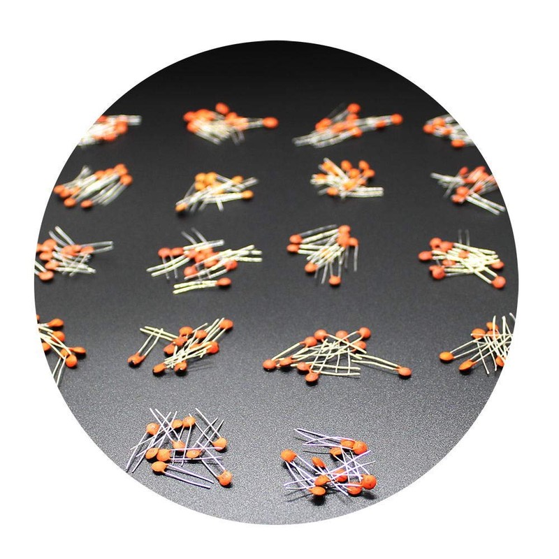 ARCELI 300 Pieces Ceramic Capacitor Set Pack 2PF-0.1UF 30 Values