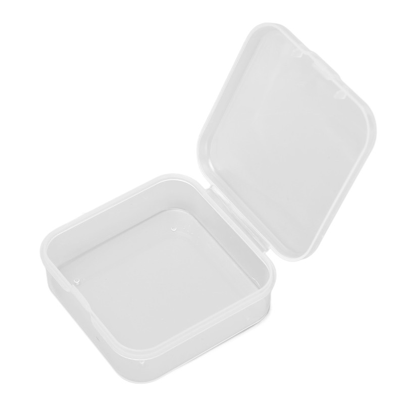 24pcs Mini Clear Jewelry Box Transparent Portable Small Plastic Storage