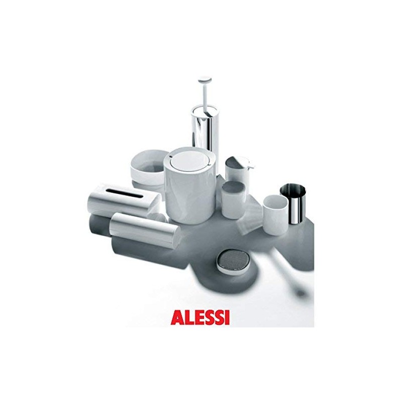 Alessi "Birillo" Papiertaschentuch Behälter aus PMMA, weiß, L 15cm, B