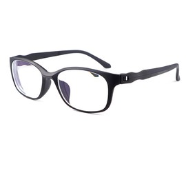 YIMI Nearsighted Distance Glasses Anti Blue Light Short Sighted Eyewear Negative Power Retro Myopia Glasses for Men and Women(Black, -1.75, multiplier_x)