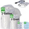 "50 pcs Mylar Bags with Oxygen Absorbers (500cc) for Food