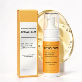 Sérum Facial Retinol 0.5% 30ml, Con Ácido Hialurónico y Péptidos