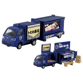 Takara Tomy Tomica Gift, Let's Eat Together! Tomica Tabemono Shop Set, Mini Car, Toy, For Ages 3 and Up