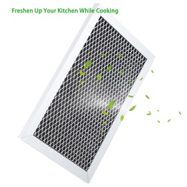 WB02X33061/ WB02X35687 Microwave Charcoal Filter G-E JVM3160RF9SS, JVM3160RF8SS, JVM6172SK5SS, JVM6175DK5BB, JVM6175DK5WW Oven Filter Replacement(2Pack)