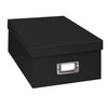 Photo Storage Box, Black