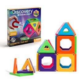 discovery mindblown - Magnetic Tiles - Kids Toys, Kids Games, Children's Games, Magnetic Toys, Magnets For Kids, STEM Toys, for Kids, Toys for Boys and Girls - 24 pieces