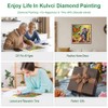 Kulvci Diamond Painting Kits for Adults, Cat Round Full Drill