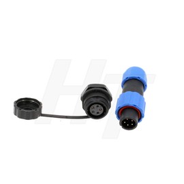 HangTon SD13 5 Pin Male and Female Panel Mount Socket Aviation Round Waterproof IP68 for Outdoor Power System