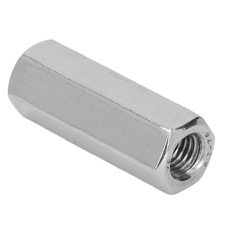 Pack of 5 Long Rod Nuts M10 x 1.5 Internal
