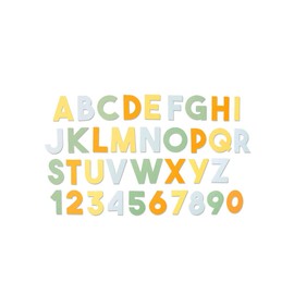 Sizzix 664385 Fustella Bigz XL, Alfabeto Spesso di Emily Tootle, Multicolore, Taglia unica