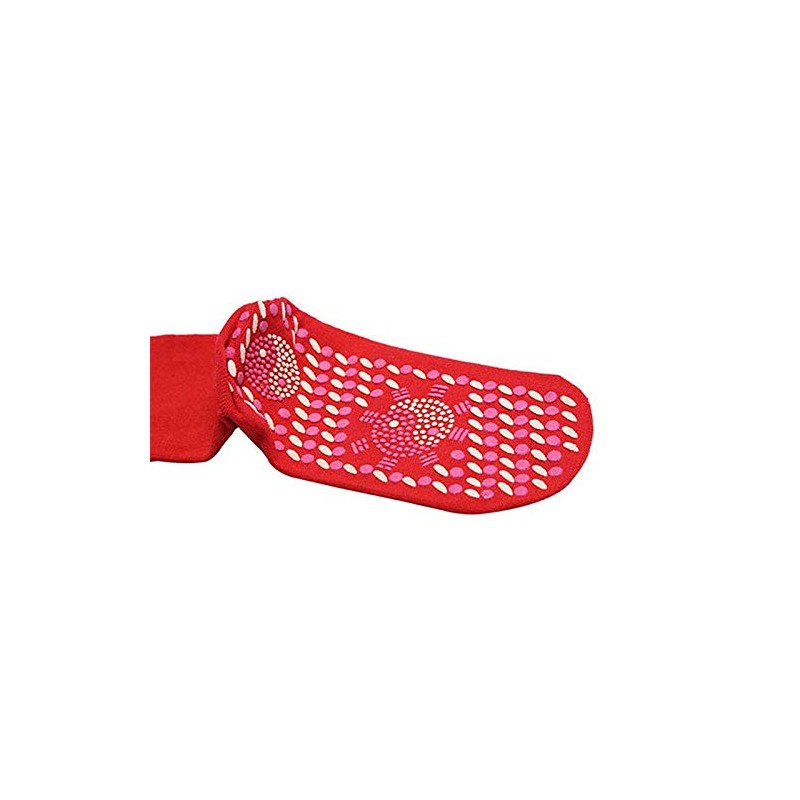 Shop Unisex Magnetic Self Heating Yoga Socks - Red