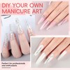 PEACECOLOR Poly Nail Extension Gel Kit, 10 Colours, 16 ml