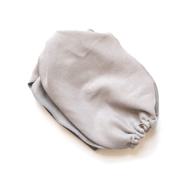 VINGTAINE HB-111-GY- Simple, Wide, Cross Hair Band, Solid, Wide, Turban
