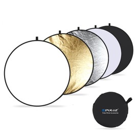 PULUZ 32 Inch/80cm Photography Reflector,Portable Foldable 5-in-1 Light Reflectors for Photography with Storage Bag for Studio Photography Lighting Outdoor