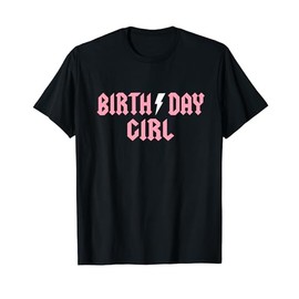 Rock n Roll Birthday Girl Birthday Rock Star Matching Family T-Shirt