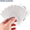 Regular Trading Card Soft Sleeves Ultra Clear Plastic Penny Protector