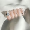 Bling Nudy Pink Nail Tips - Oval / 블링 누디