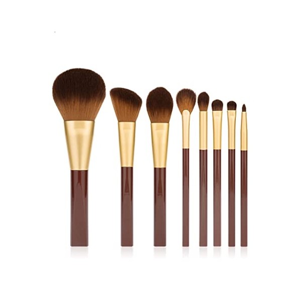 8 Pcs Makeup Brushes Set Powder Blush Foundation Eyeshadow Eyebrow