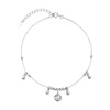 Cute Ball Beaded Bell Adjustable Anklet Bracelets for Women Dainty