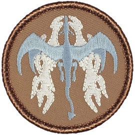 Ice Dragon Patrol Patch - 2" Round!