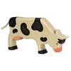 Holztiger Grazing Cow Wooden Figure (Black)