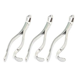 OdontoMed2011® Set Of 3 Dental Extracting Forceps #210H Dental Extraction Instruments ODM
