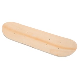 Abaodam Blank Skateboard Deck, Unfinished Wooden Skateboard Deck, DIY Blank Graffiti Skateboard, 7-Layer Wooden Skate Decks Double Tail Skateboard for Replacement 43CM, 43.00X13.00X1.00CM, yellow