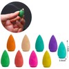 180 Pieces Backflow Incense Cones 10 Mixed Natural Scents Rose