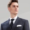 Classic Black Mens Solid Ties Neckties for Men Formal Neck